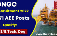 ONGC Recruitment 2022 – Apply Online for 871 AEE Posts